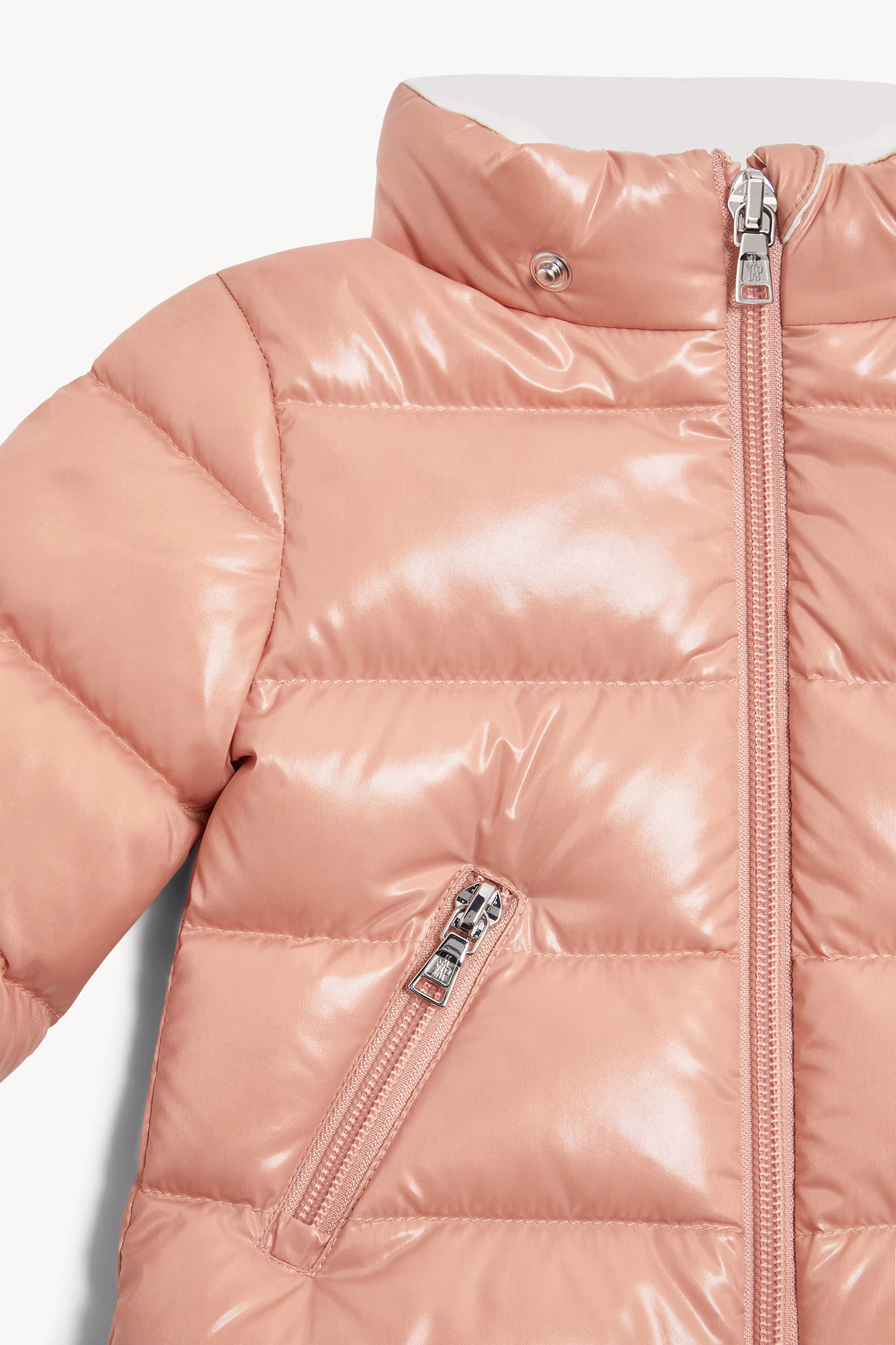 Bady Hooded Down Jacket Girl Rose Pink Moncler 4
